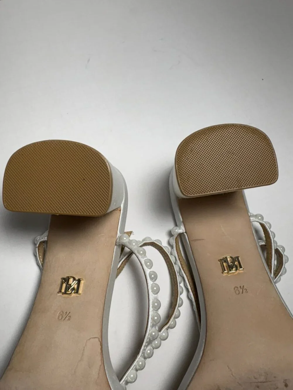 Badgley Mischka Giabella Satin Bridal Heel – Size 6.5